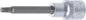 Preview: BGS Bit-Einsatz T35 T-Profil (für Torx) Länge 100 mm Antrieb Innenvierkant 12,5 mm (1/2") 9628